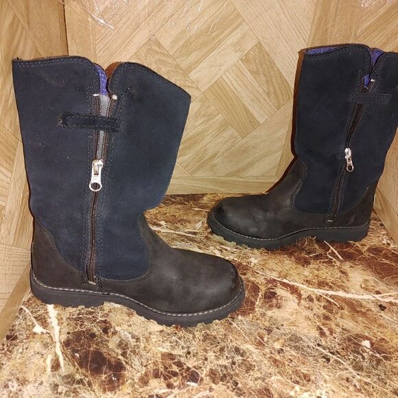 Timberland toddler leather boots black size 12.    170 - Picture 6 of 12